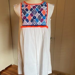 Crewcuts Embroidered Boho Tunic Dress- Size 14